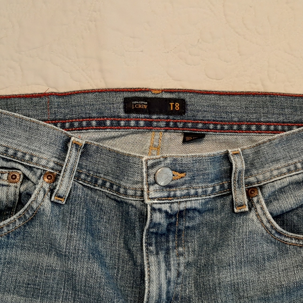 J. Crew Women's Light Jeans T-8 Straight Leg